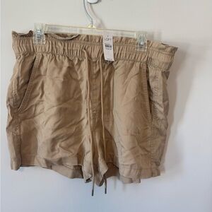 LOFT Khaki Cargo Shorts NWT Sz Large